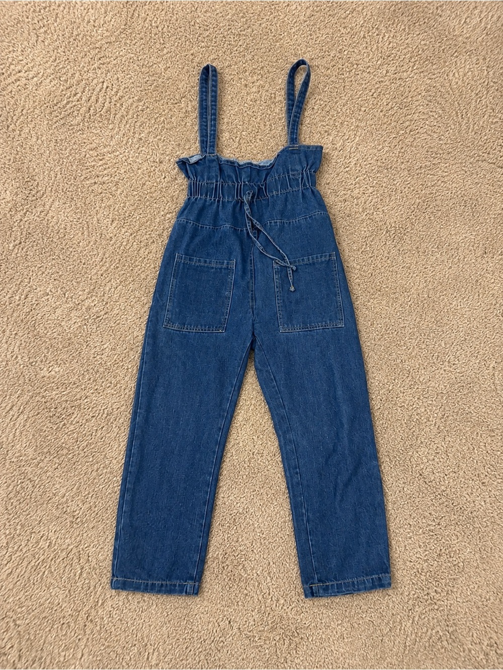 Montagut Paris Denim Suspender Pants